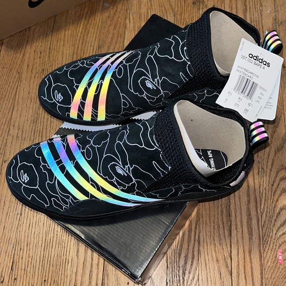 NWT Deadstock Adidas x Bape 3ST.002 size Mens US 9 - Picture 4 of 6